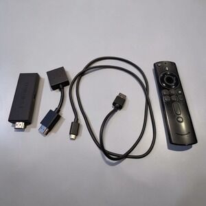 Amazon Fire TV Stick E9L29Y with Alexa Voice Remote HDMI Extender and USB Cable